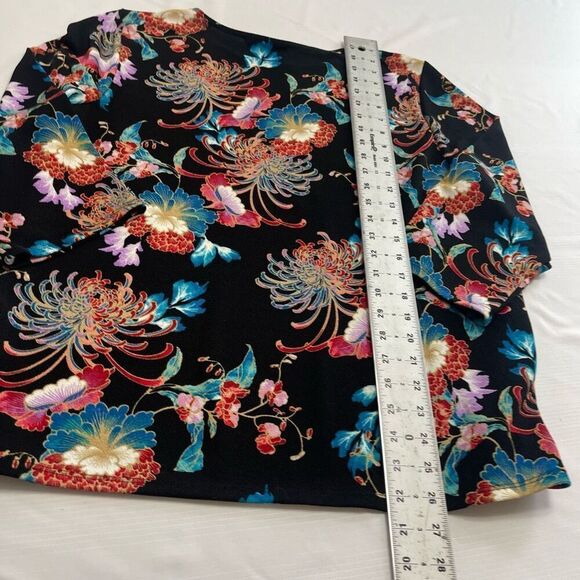 Easywear By Chico’s Floral Top Blouse Size 3 US XL - Picture 8 of 8